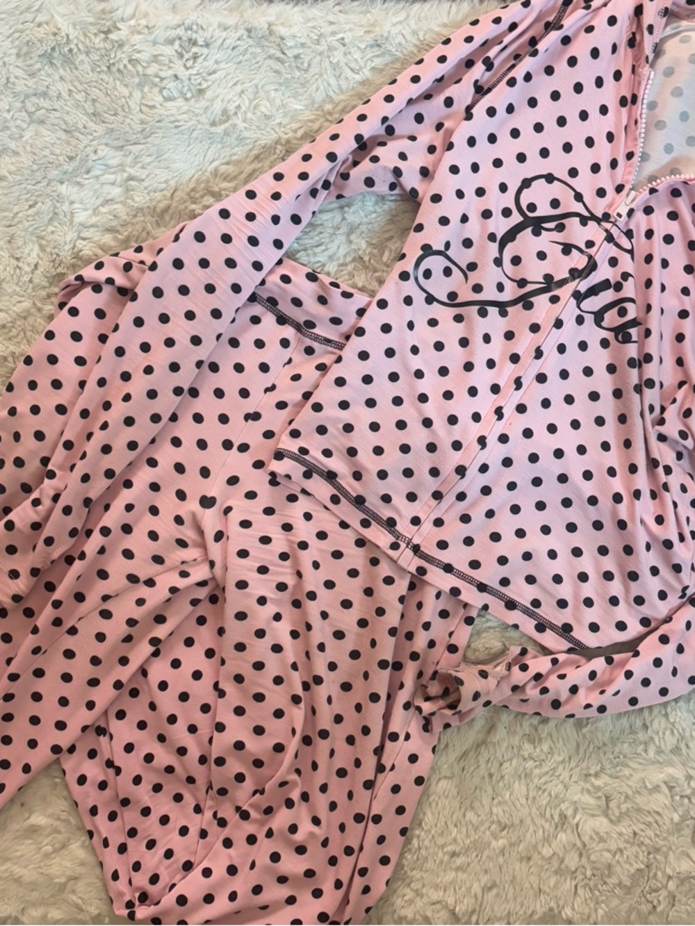 I.AM.GIA pink polka dot set - Picture 3 of 5